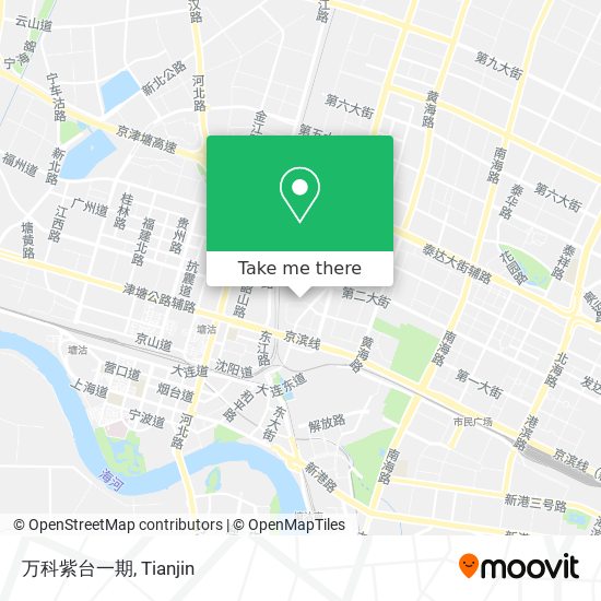 万科紫台一期 map