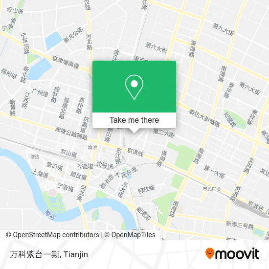 万科紫台一期 map