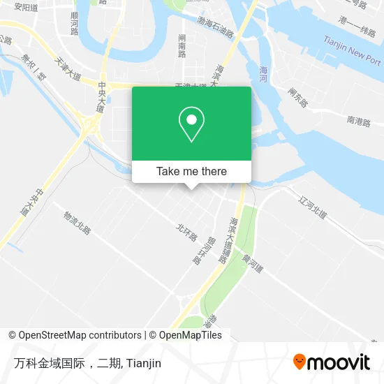 万科金域国际，二期 map