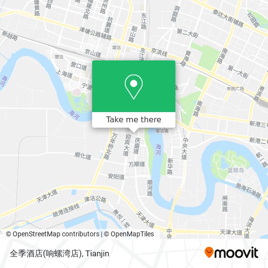全季酒店(响螺湾店) map
