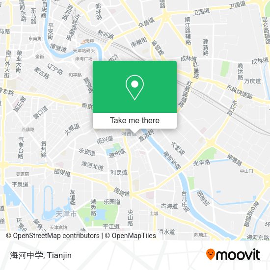 海河中学 map