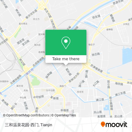 三和温泉花园-西门 map