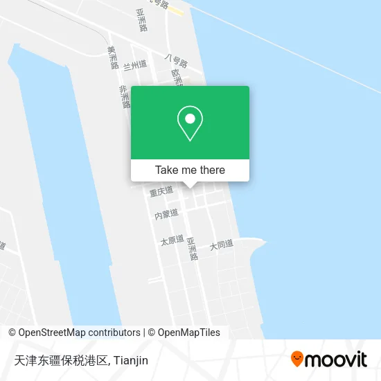 天津东疆保税港区 map