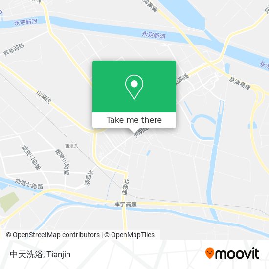 中天洗浴 map