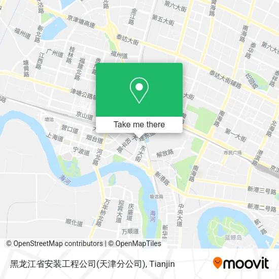 黑龙江省安装工程公司(天津分公司) map