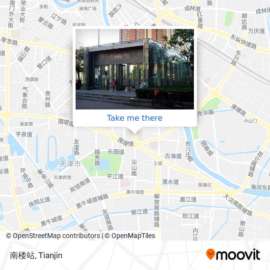 南楼站 map