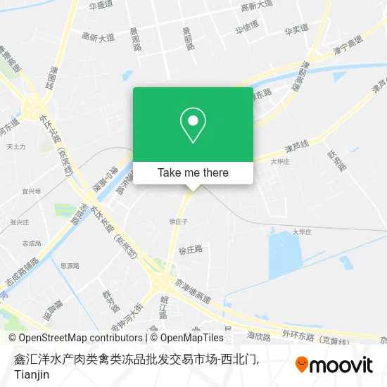 鑫汇洋水产肉类禽类冻品批发交易市场-西北门 map