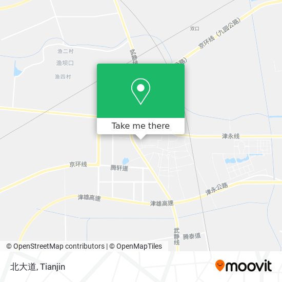 北大道 map