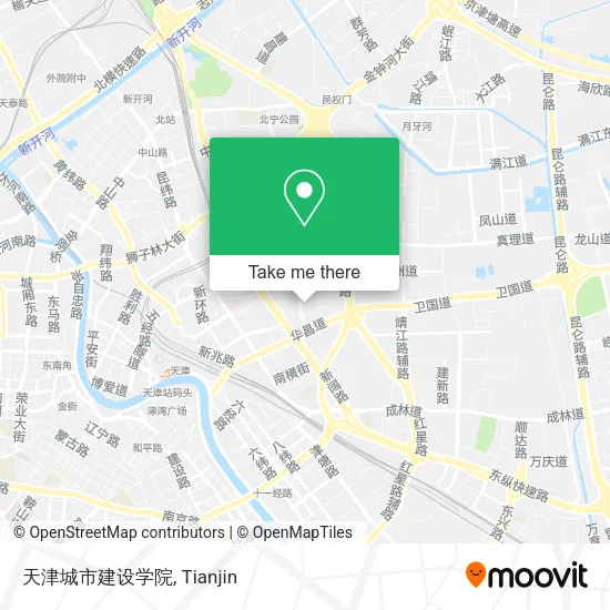 天津城市建设学院 map