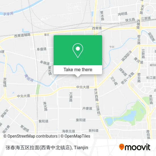张春海五区拉面(西青中北镇店) map