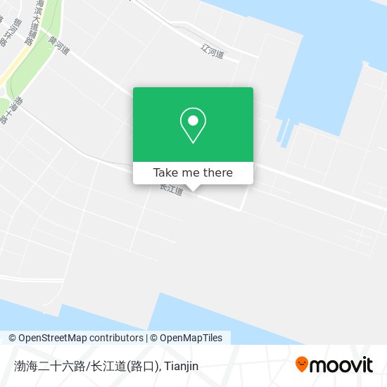 渤海二十六路/长江道(路口) map