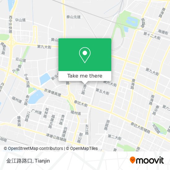 金江路路口 map