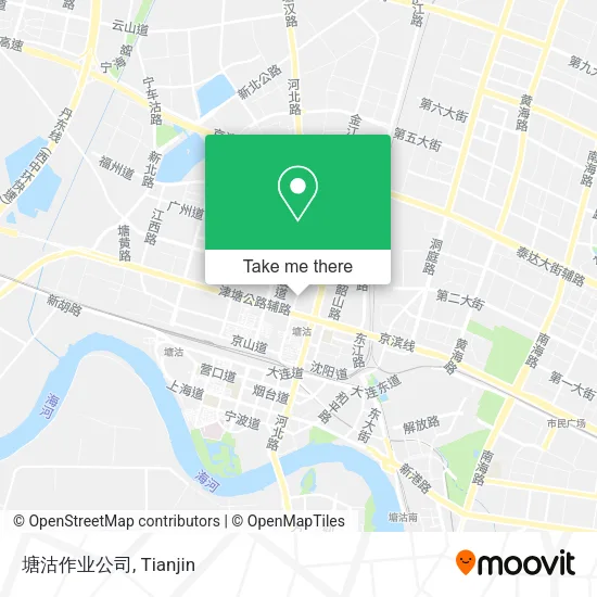 塘沽作业公司 map