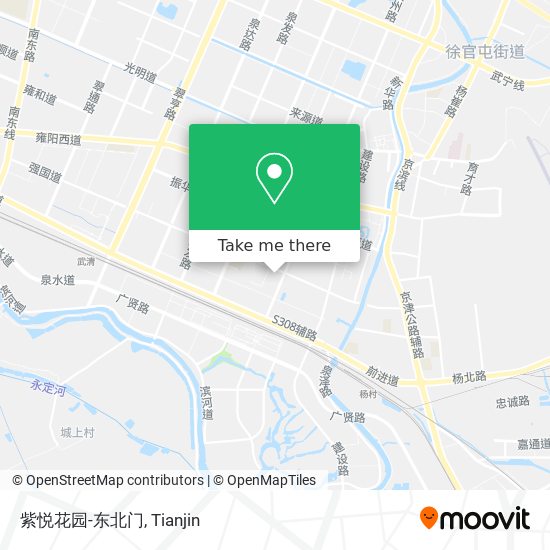 紫悦花园-东北门 map