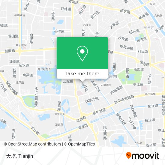 天塔 map