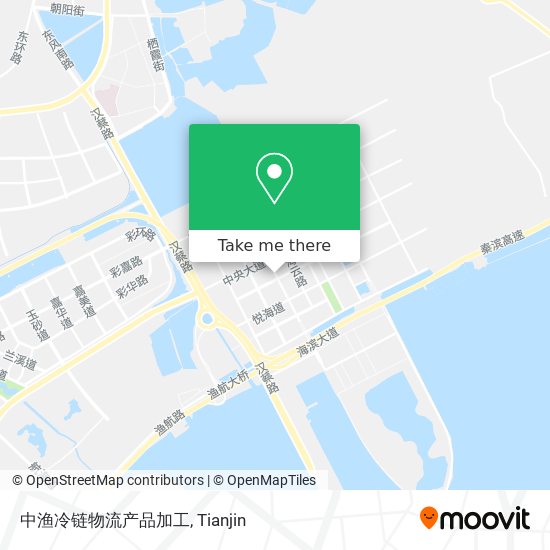 中渔冷链物流产品加工 map
