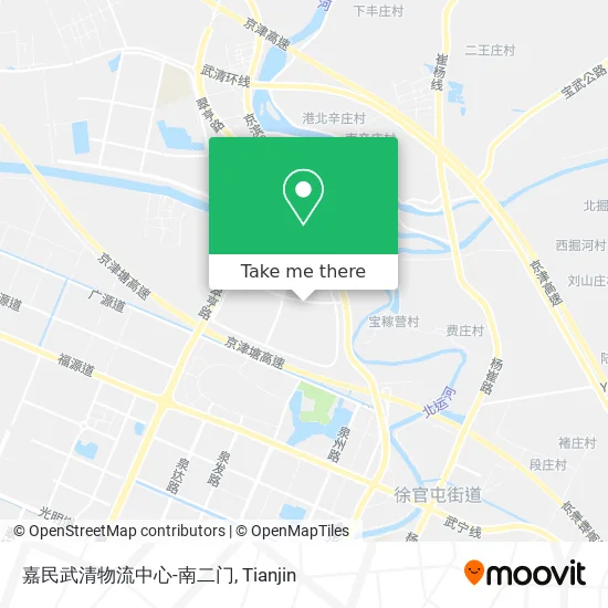 嘉民武清物流中心-南二门 map