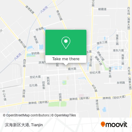 滨海新区大港 map