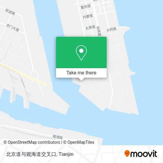 北京道与观海道交叉口 map