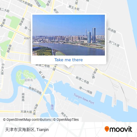 天津市滨海新区 map