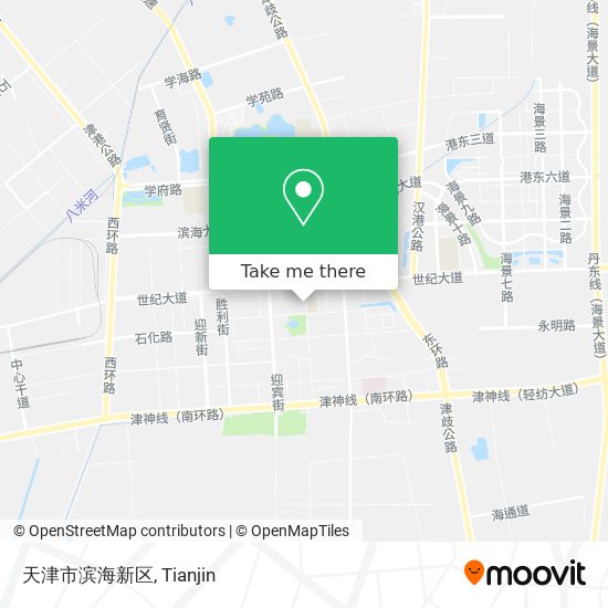 天津市滨海新区 map