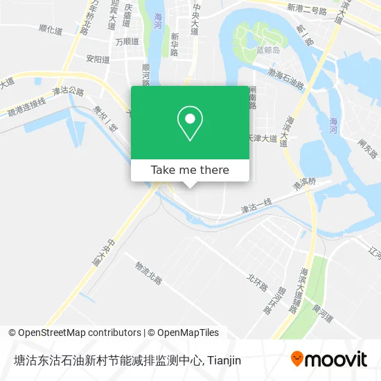 塘沽东沽石油新村节能减排监测中心 map