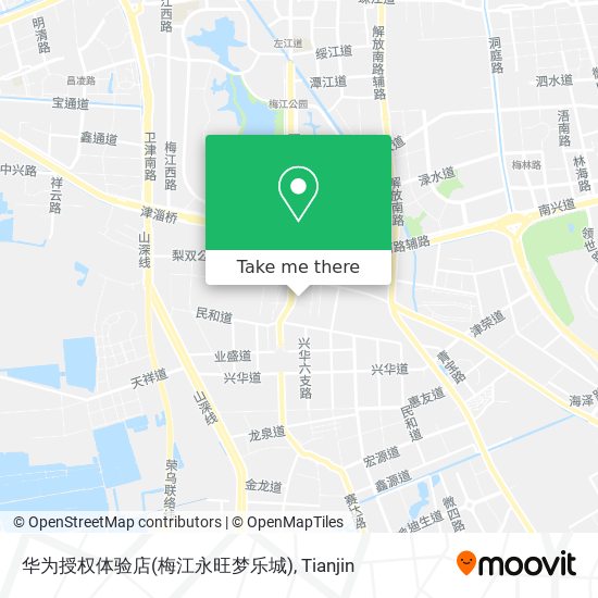 华为授权体验店(梅江永旺梦乐城) map