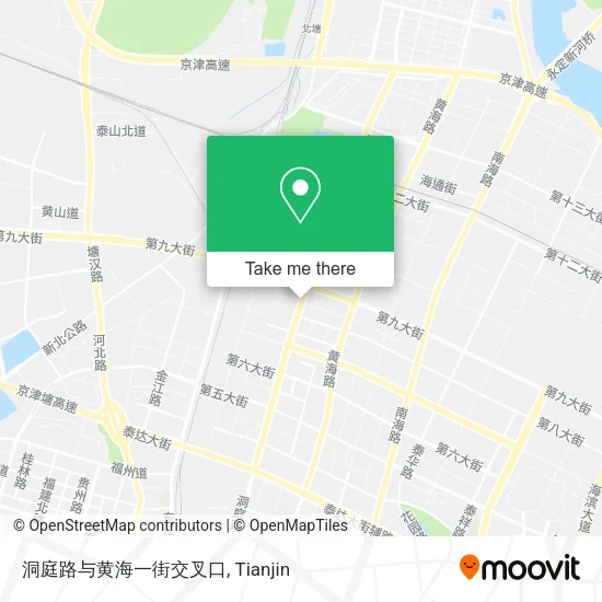 洞庭路与黄海一街交叉口 map