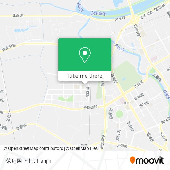 荣翔园-南门 map