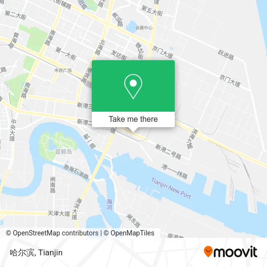 哈尔滨 map