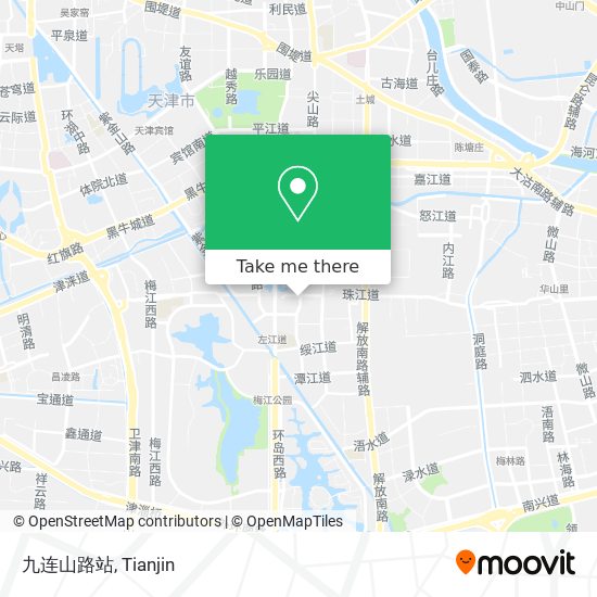 九连山路站 map