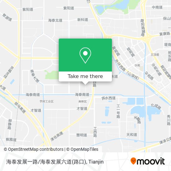 海泰发展一路/海泰发展六道(路口) map