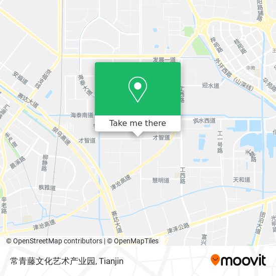 常青藤文化艺术产业园 map