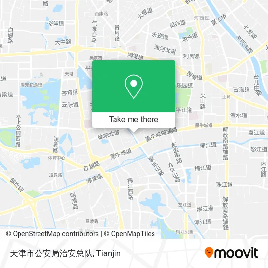 天津市公安局治安总队 map