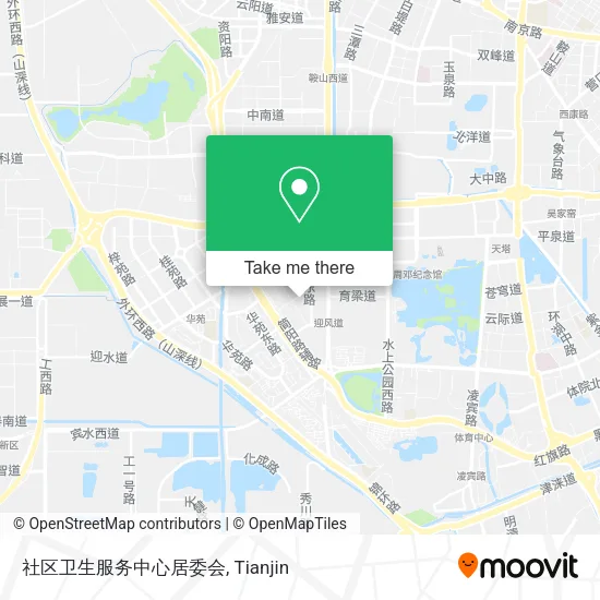 社区卫生服务中心居委会 map