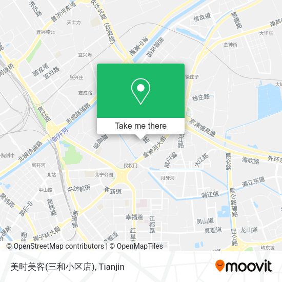美时美客(三和小区店) map