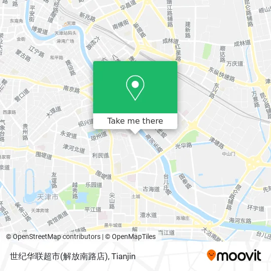 世纪华联超市(解放南路店) map