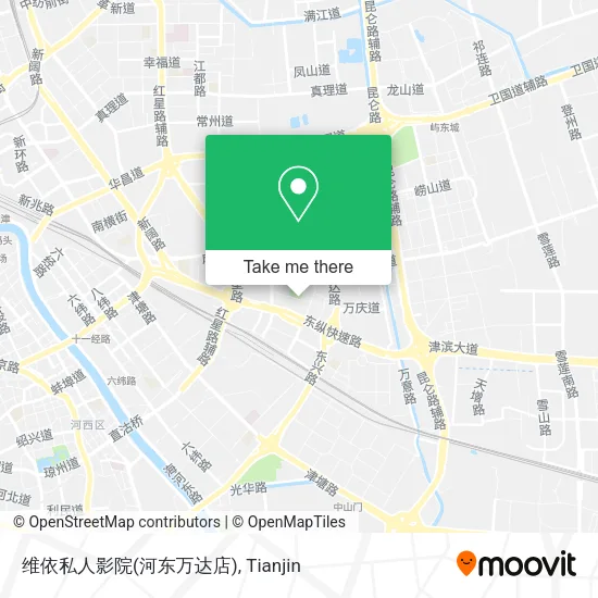 维依私人影院(河东万达店) map