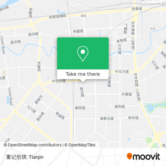 董记煎饼 map
