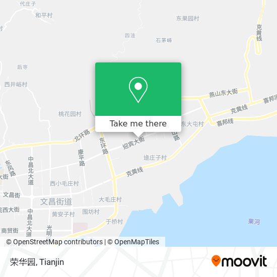 荣华园 map