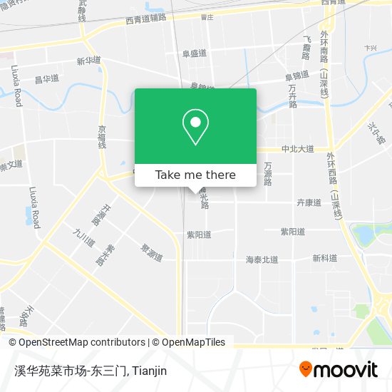 溪华苑菜市场-东三门 map