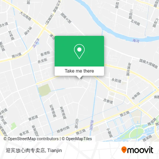 迎宾放心肉专卖店 map