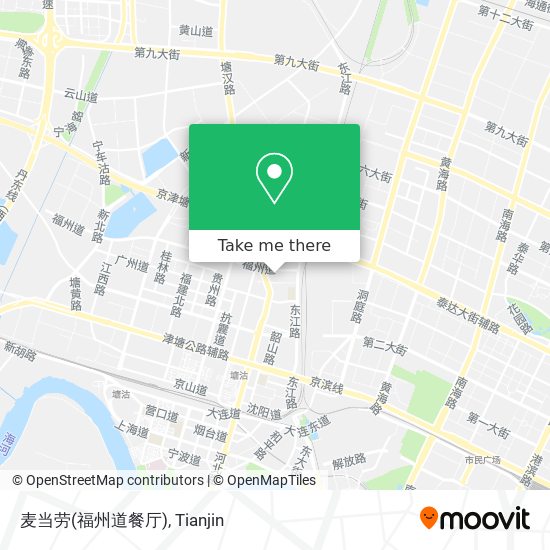 麦当劳(福州道餐厅) map
