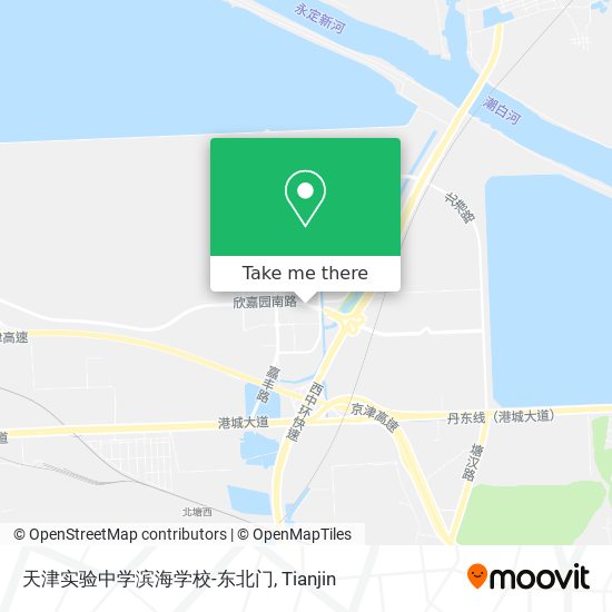 天津实验中学滨海学校-东北门 map