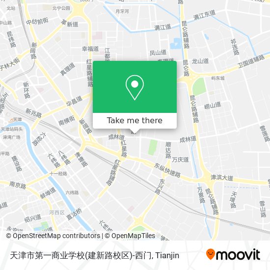 天津市第一商业学校(建新路校区)-西门 map