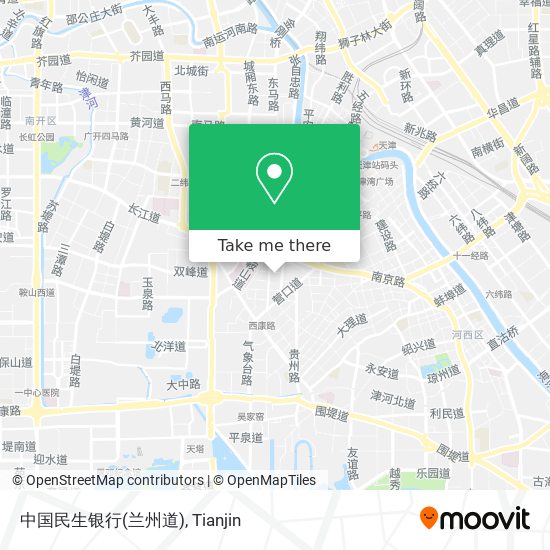 中国民生银行(兰州道) map