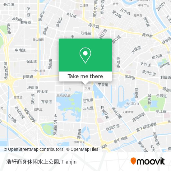 浩轩商务休闲水上公园 map