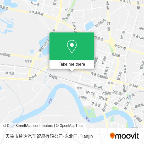 天津市通达汽车贸易有限公司-东北门 map