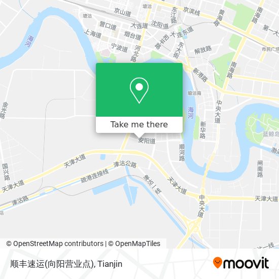 顺丰速运(向阳营业点) map