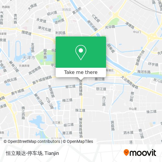 恒立顺达-停车场 map